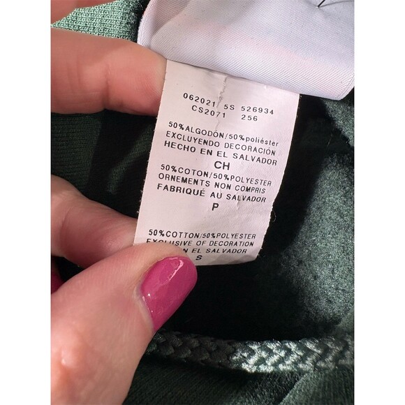 Champion William & Mary Pullover Hoodie Men's S Green White Collegiate - Picture 8 of 9